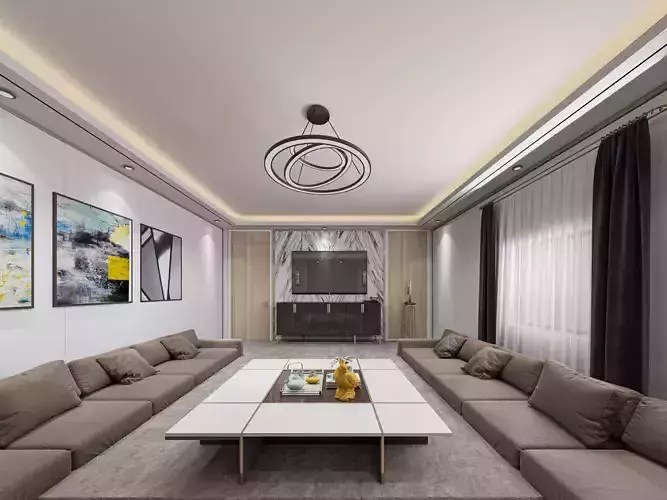 Mens council majlis 3D model