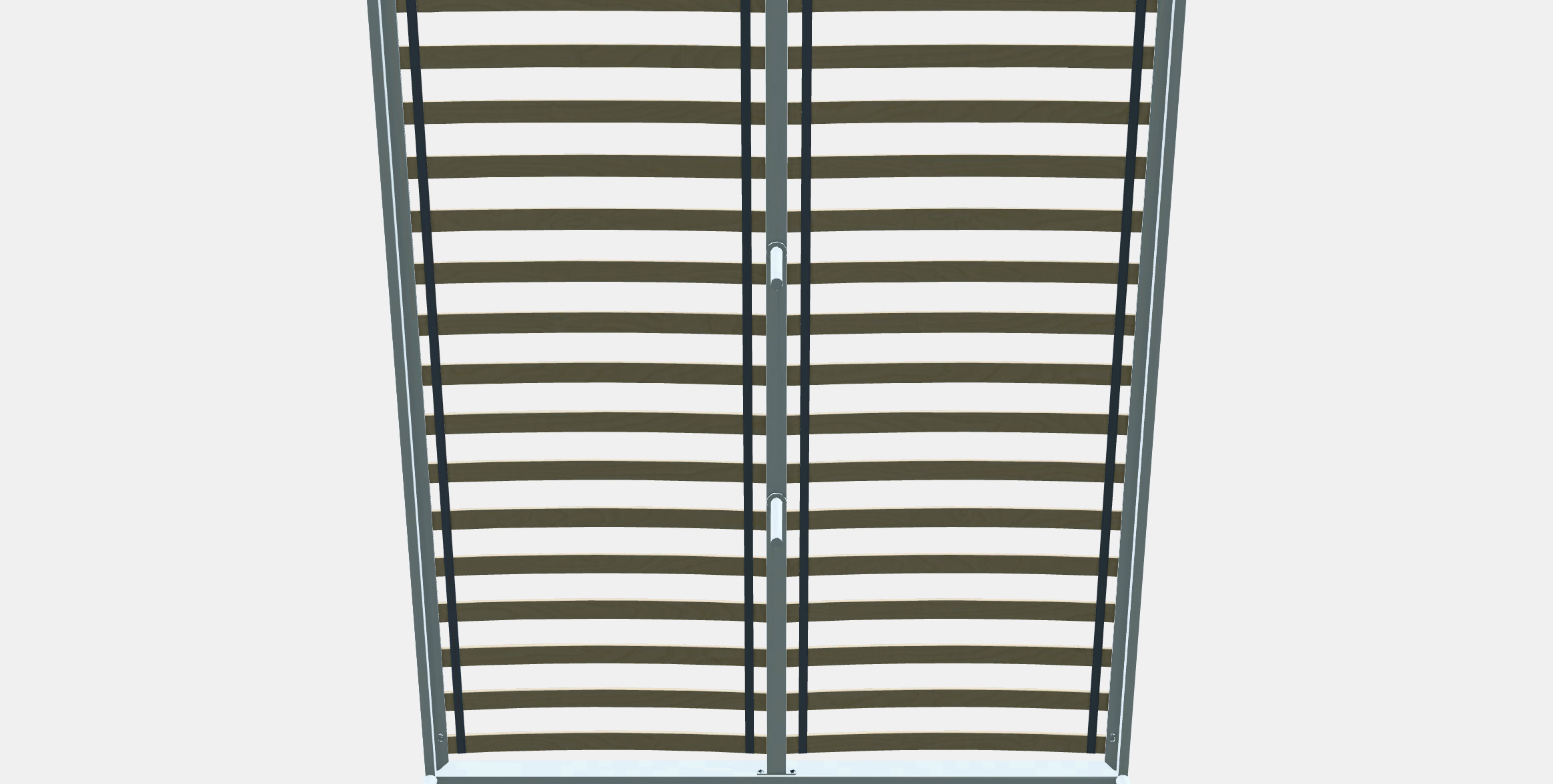 VEVELSTAD Bed frame 2 Low-poly 3D model_8