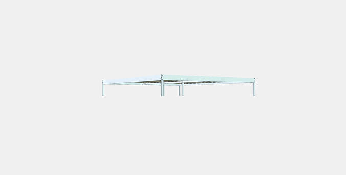 VEVELSTAD Bed frame 2 Low-poly 3D model