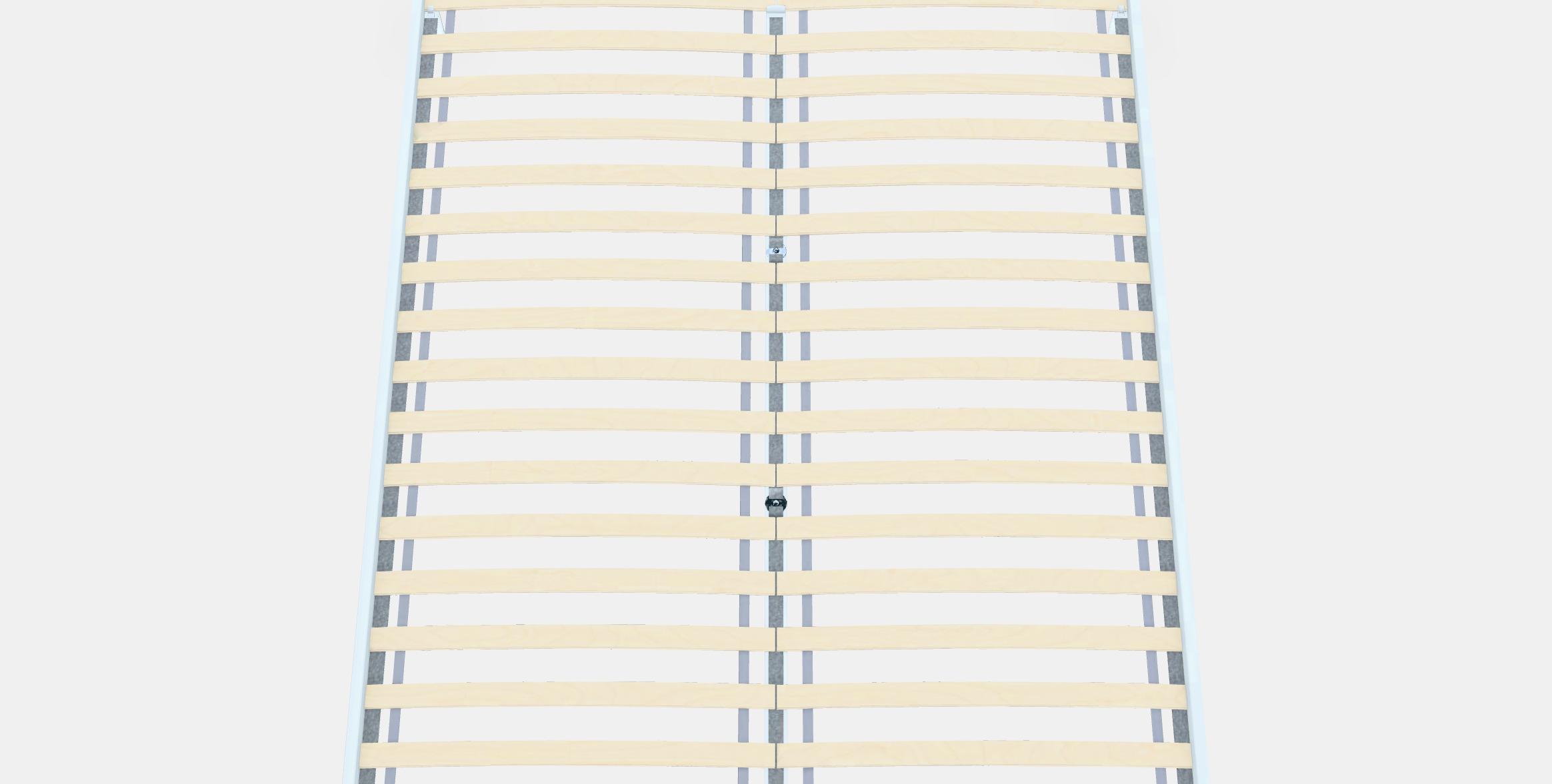 VEVELSTAD Bed frame 2 Low-poly 3D model_4