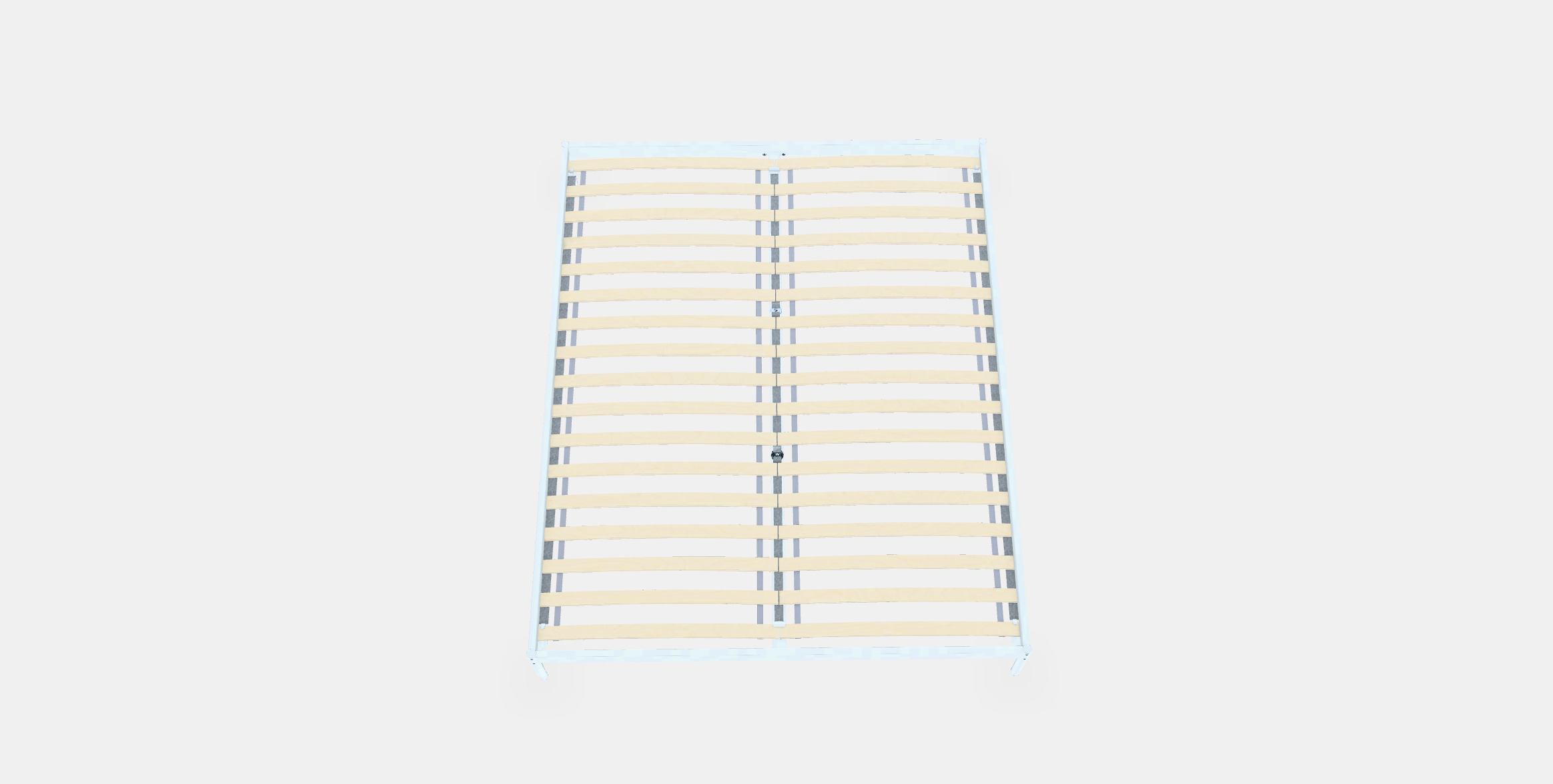 VEVELSTAD Bed frame 2 Low-poly 3D model_3