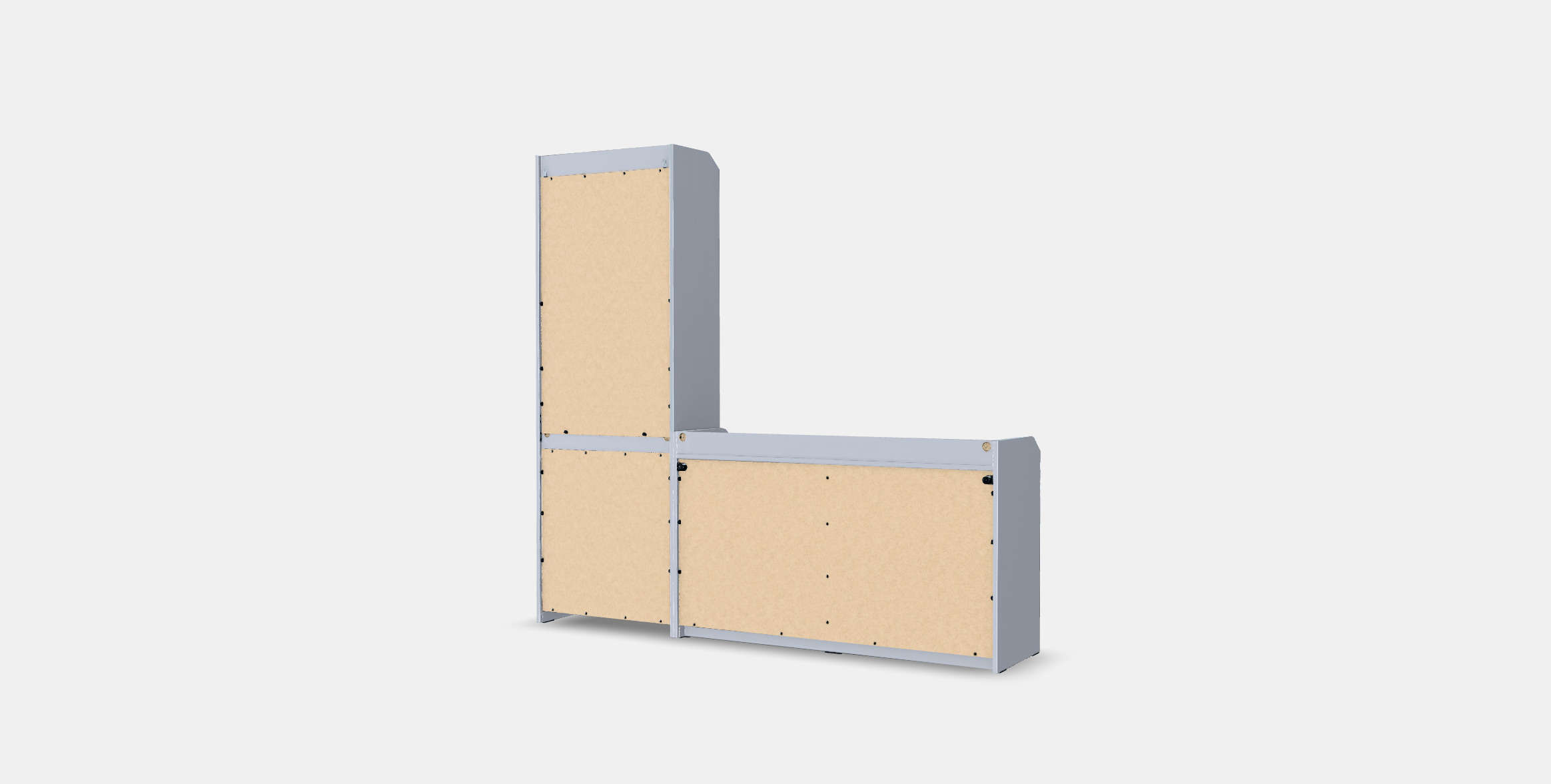 HAUGA Storage combination 8 Low-poly 3D model_6