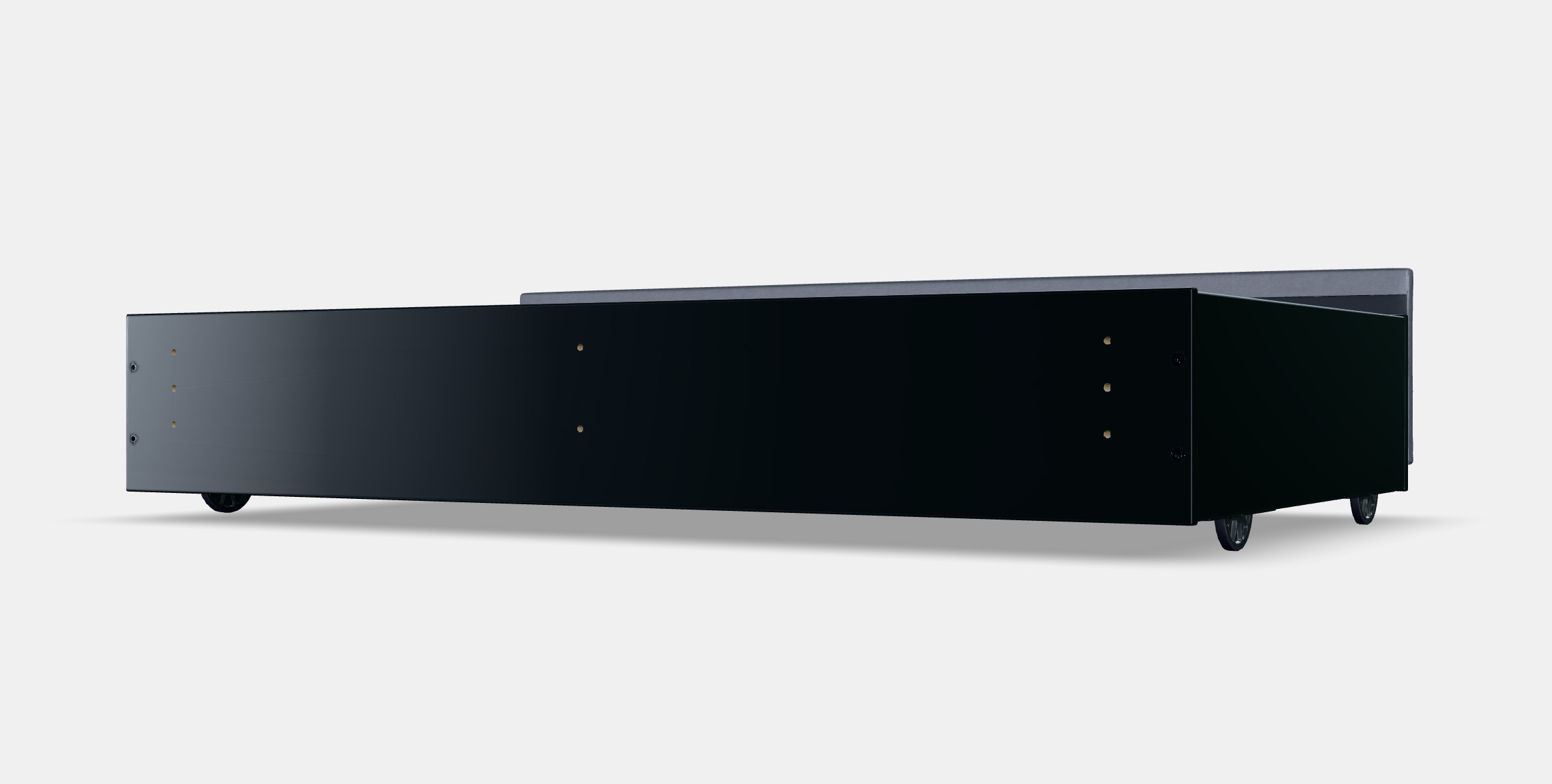 HAUGA Upholstered bed storage box 3D model_4