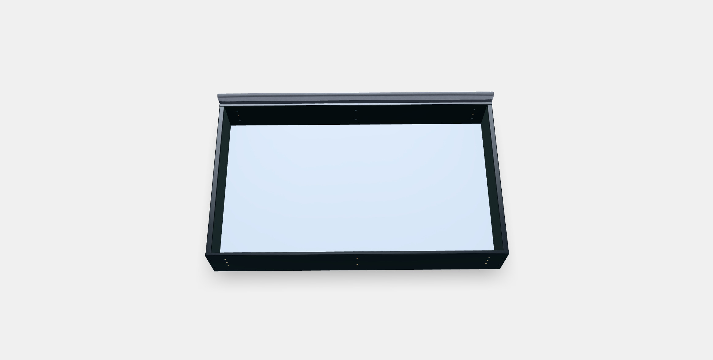 HAUGA Upholstered bed storage box 3D model_3