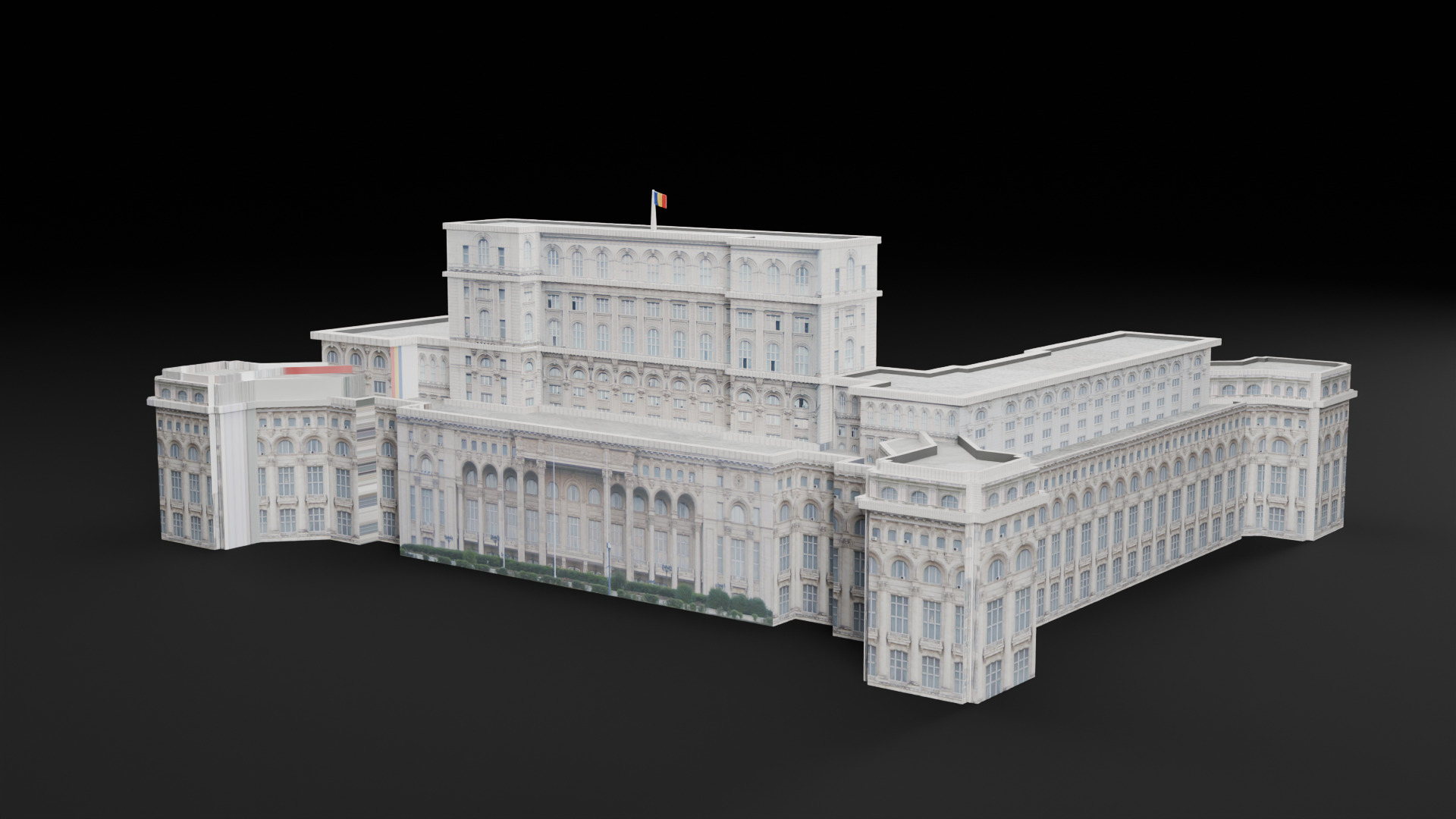 Romania Landmark Buildings Pack Low-poly 3D model_20
