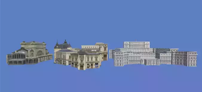 Romania Landmark Buildings Pack