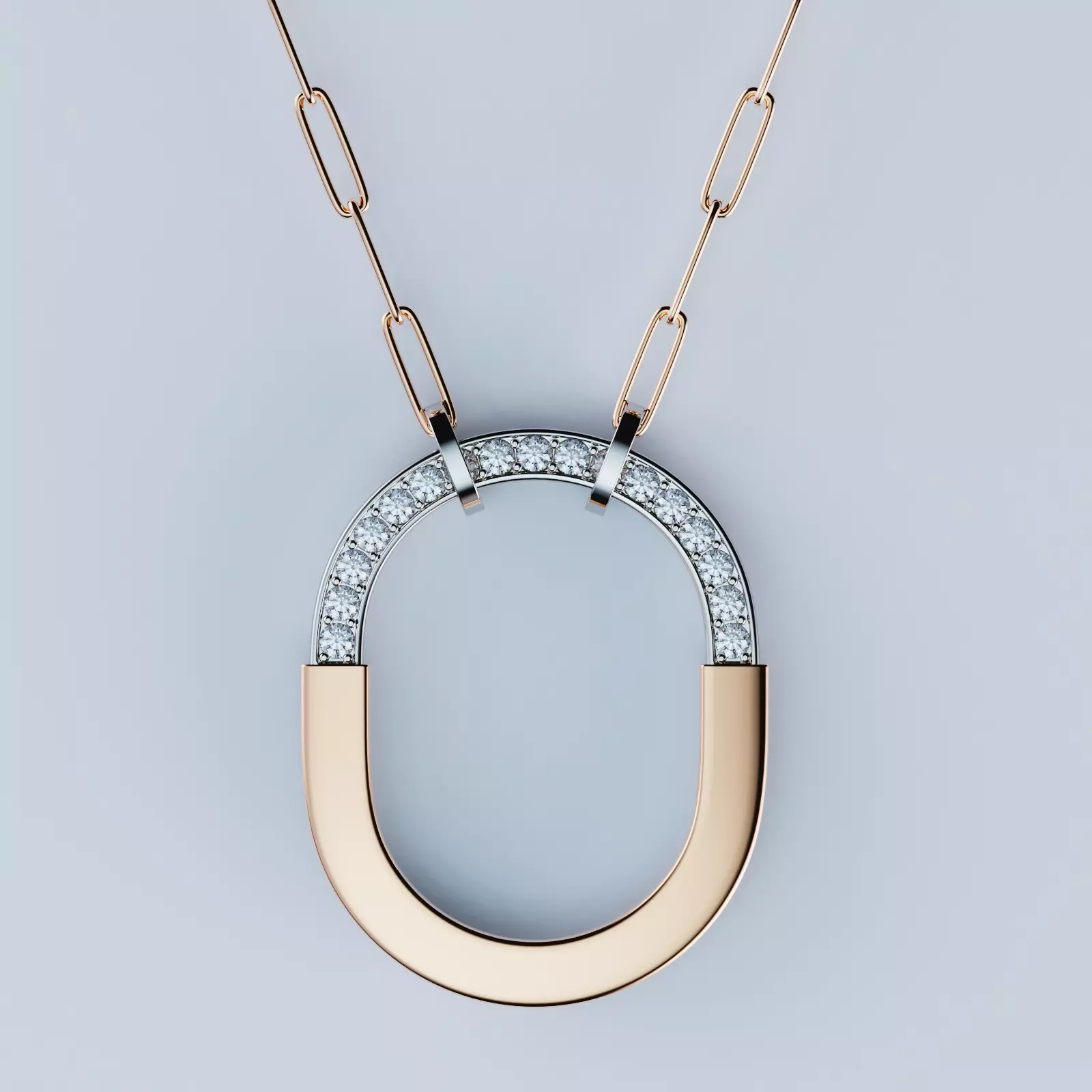 Tiffany Lock Pendant 3D print model_0