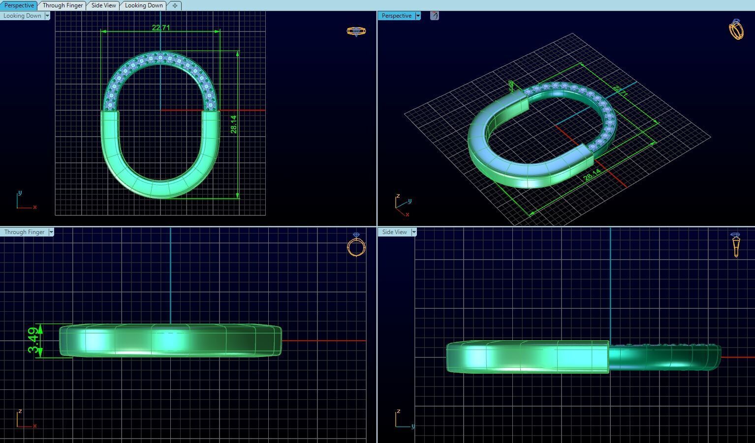 Tiffany Lock Pendant 3D print model_9