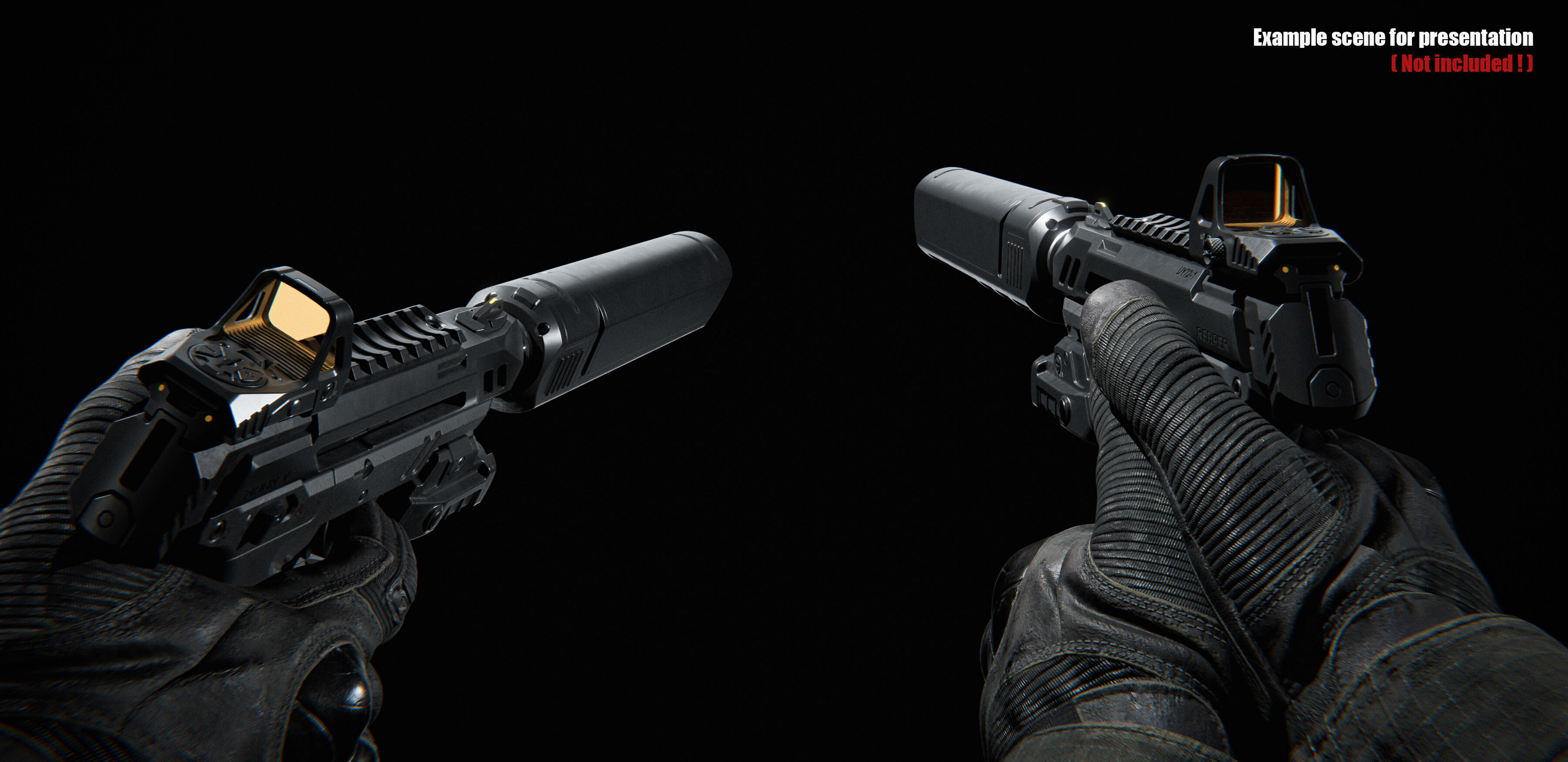 Pistol Concept 3D model_11