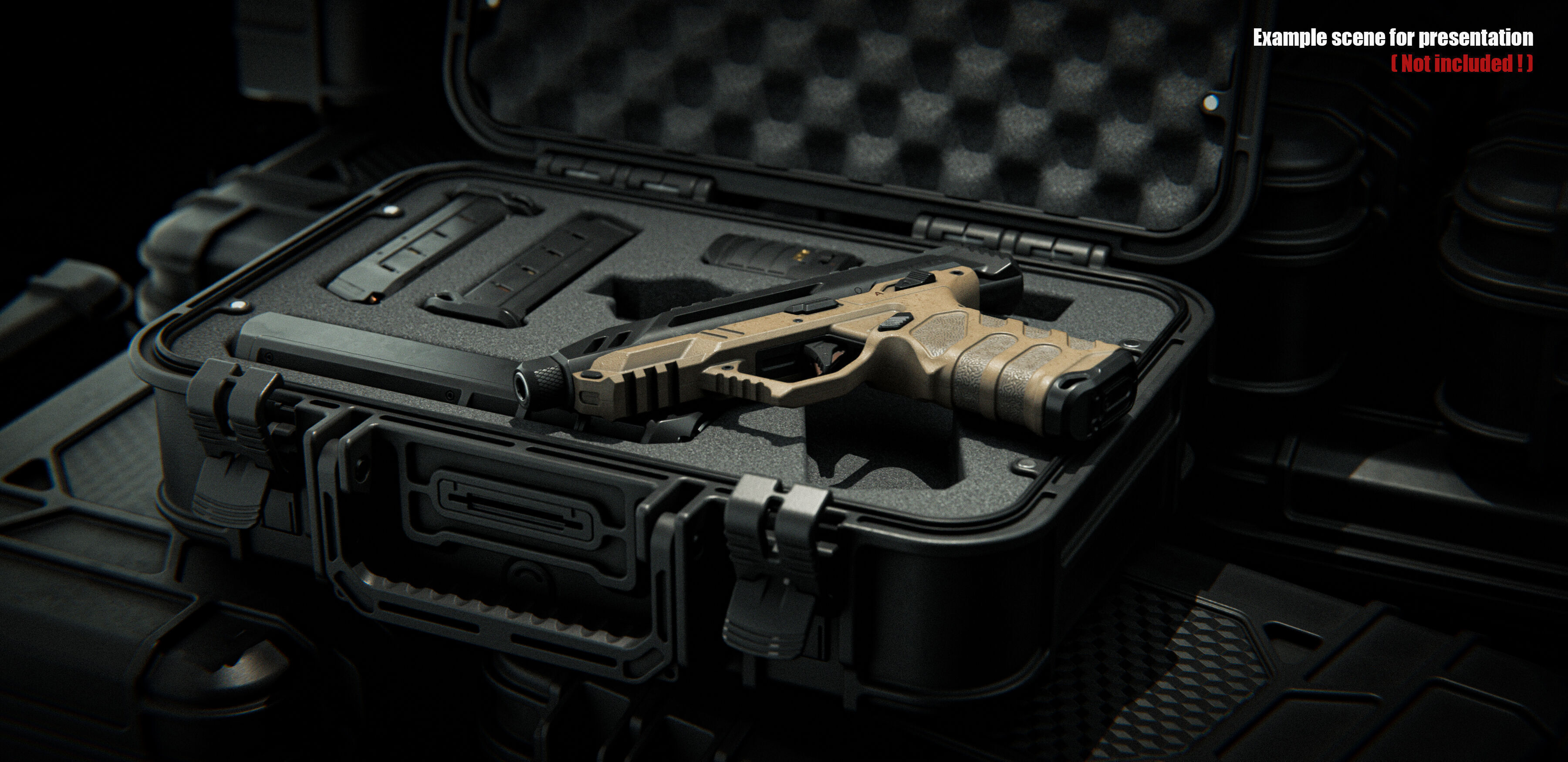 Pistol Concept 3D model_8