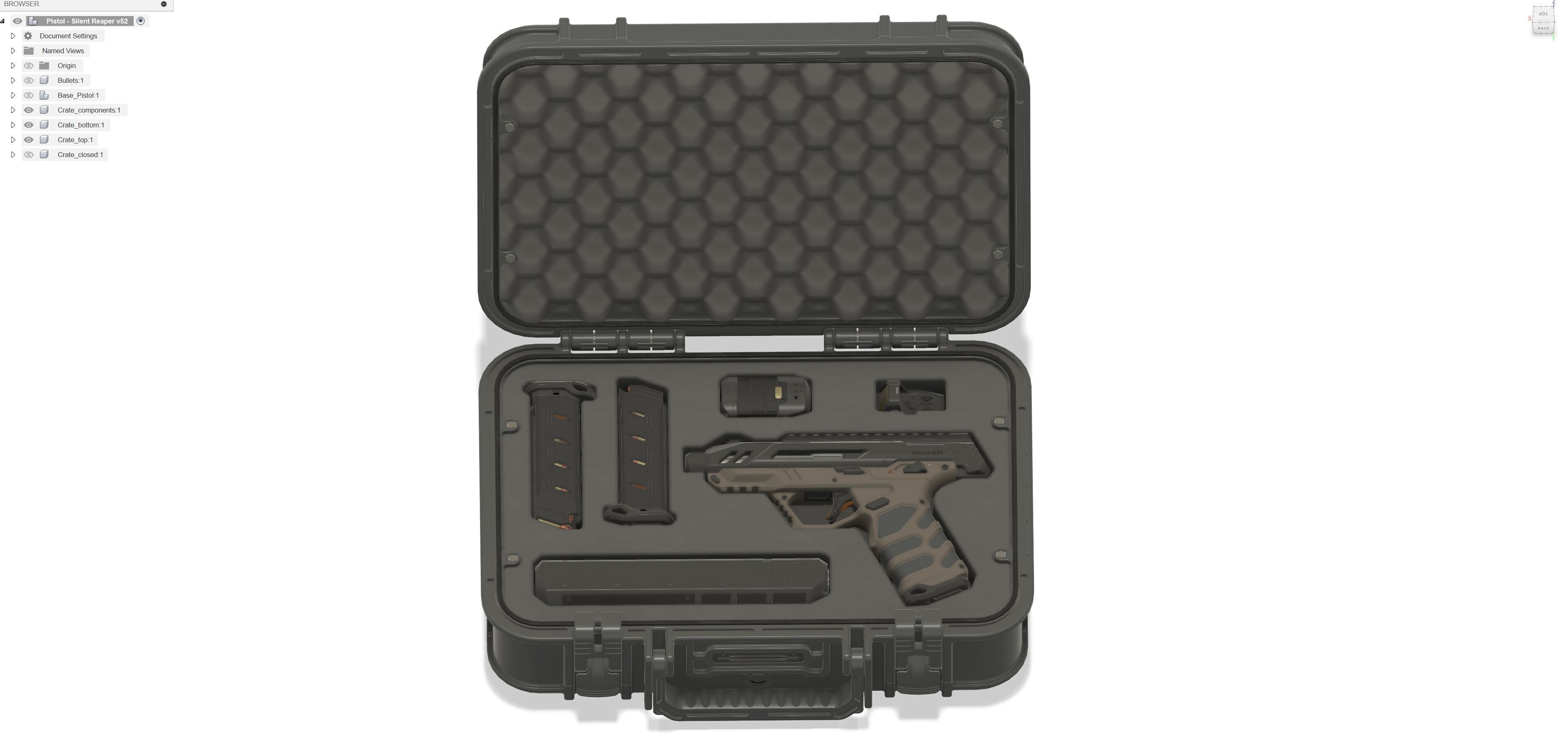 Pistol Concept 3D model_20