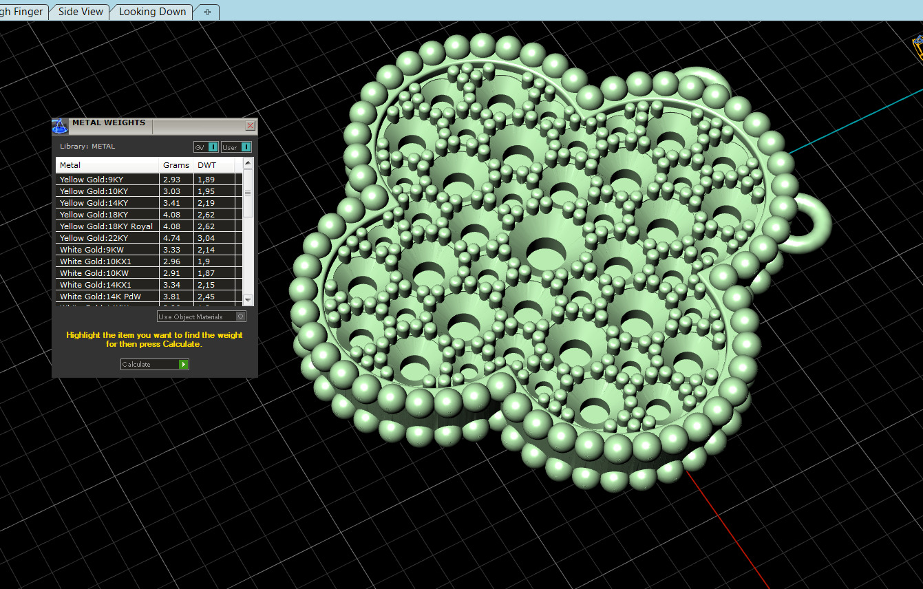 Perlee Magic Alhambra pendant 3D print model_11