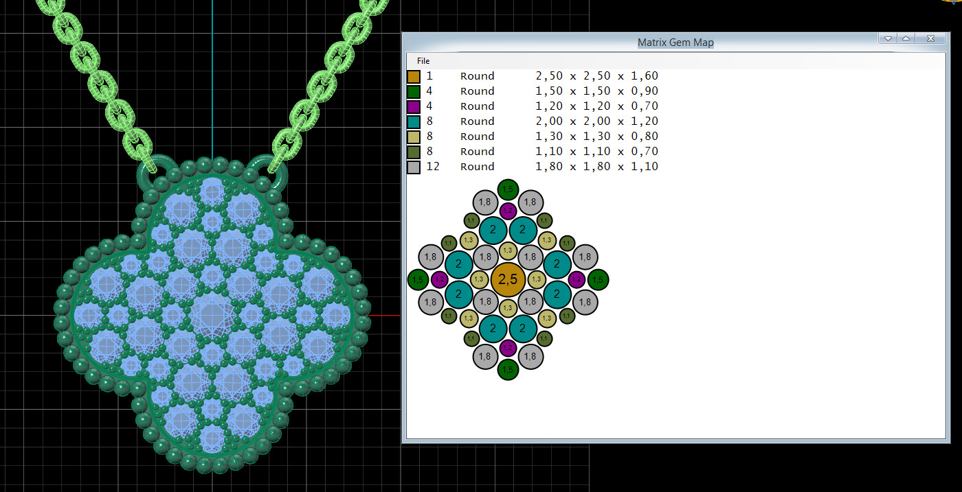 Perlee Magic Alhambra pendant 3D print model_4