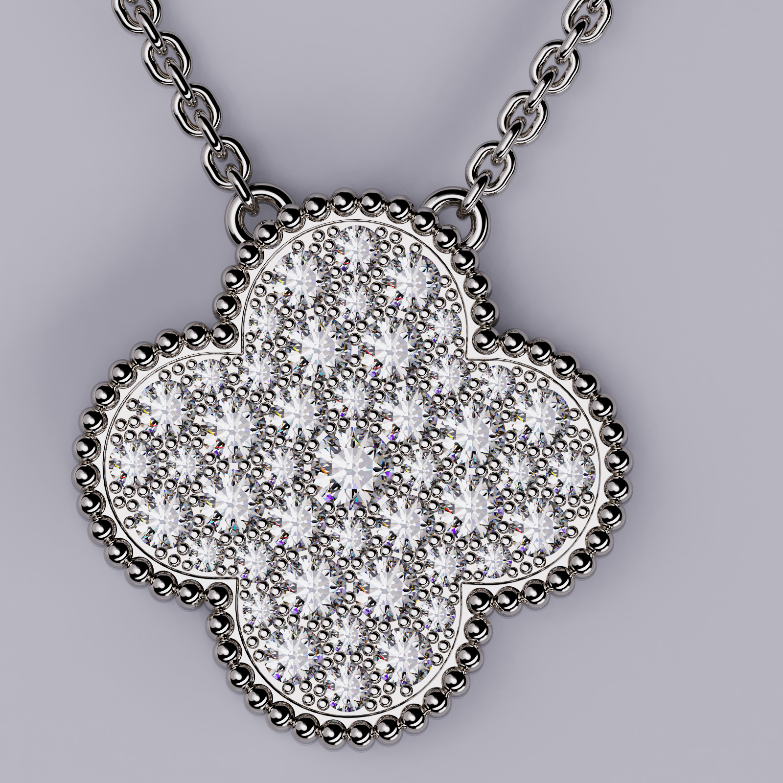 Perlee Magic Alhambra pendant 3D print model_1