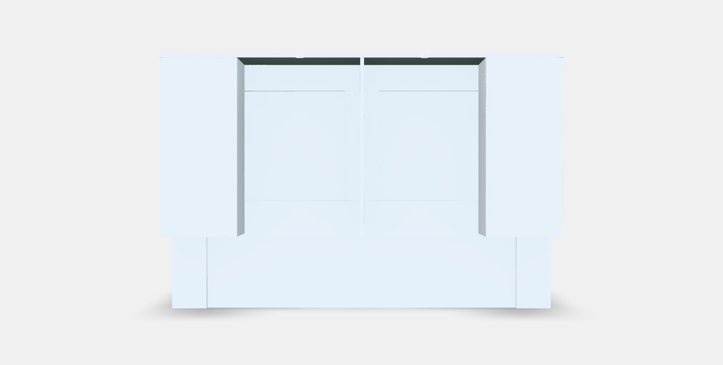 BRIMNES Bed frame w storage and headboard 4 3D model_16