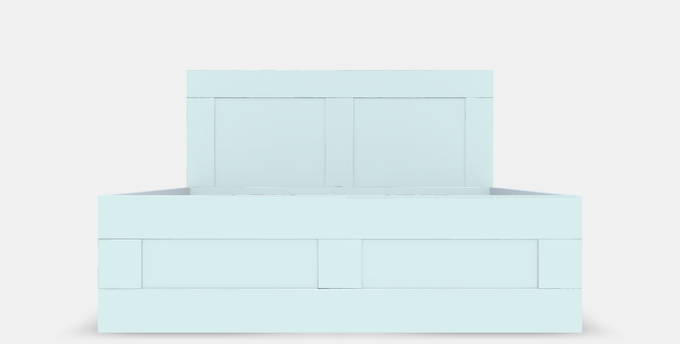 BRIMNES Bed frame w storage and headboard 4 3D model_11