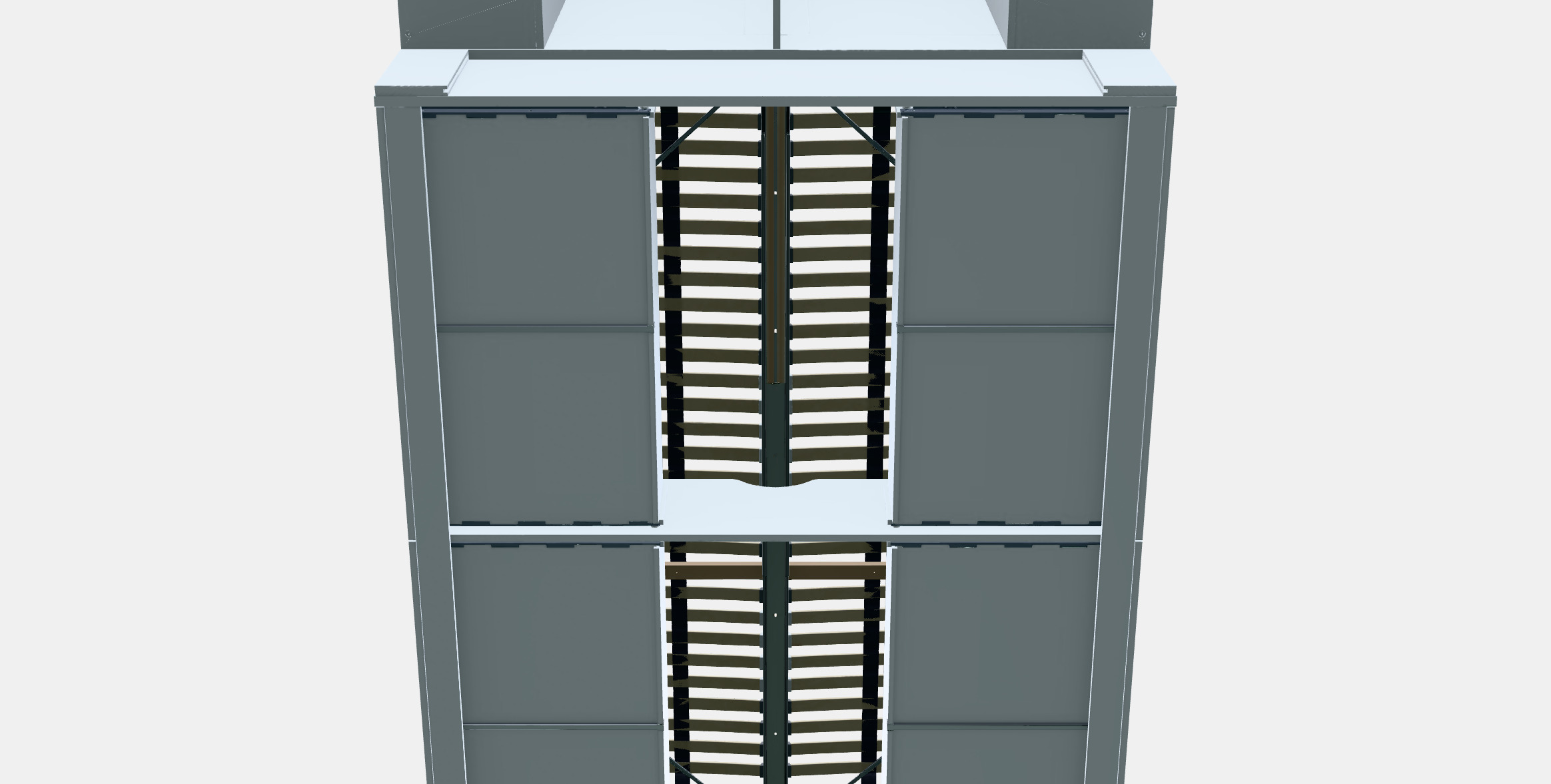 BRIMNES Bed frame w storage and headboard 4 3D model_8
