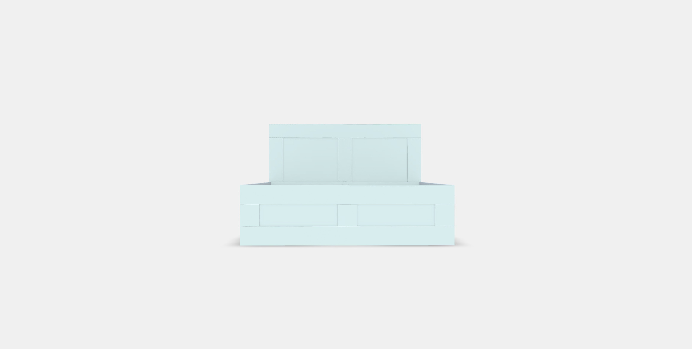 BRIMNES Bed frame w storage and headboard 4 3D model_9
