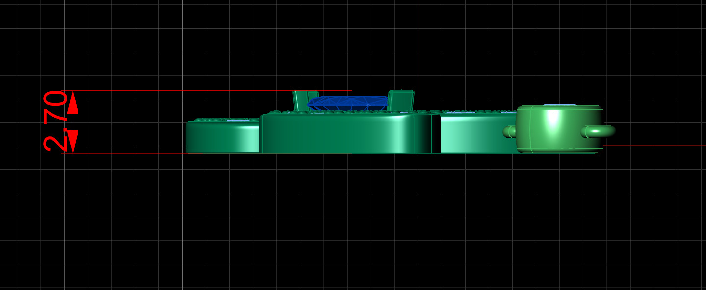 Two Butterfly pendant necklace 3D print model_8