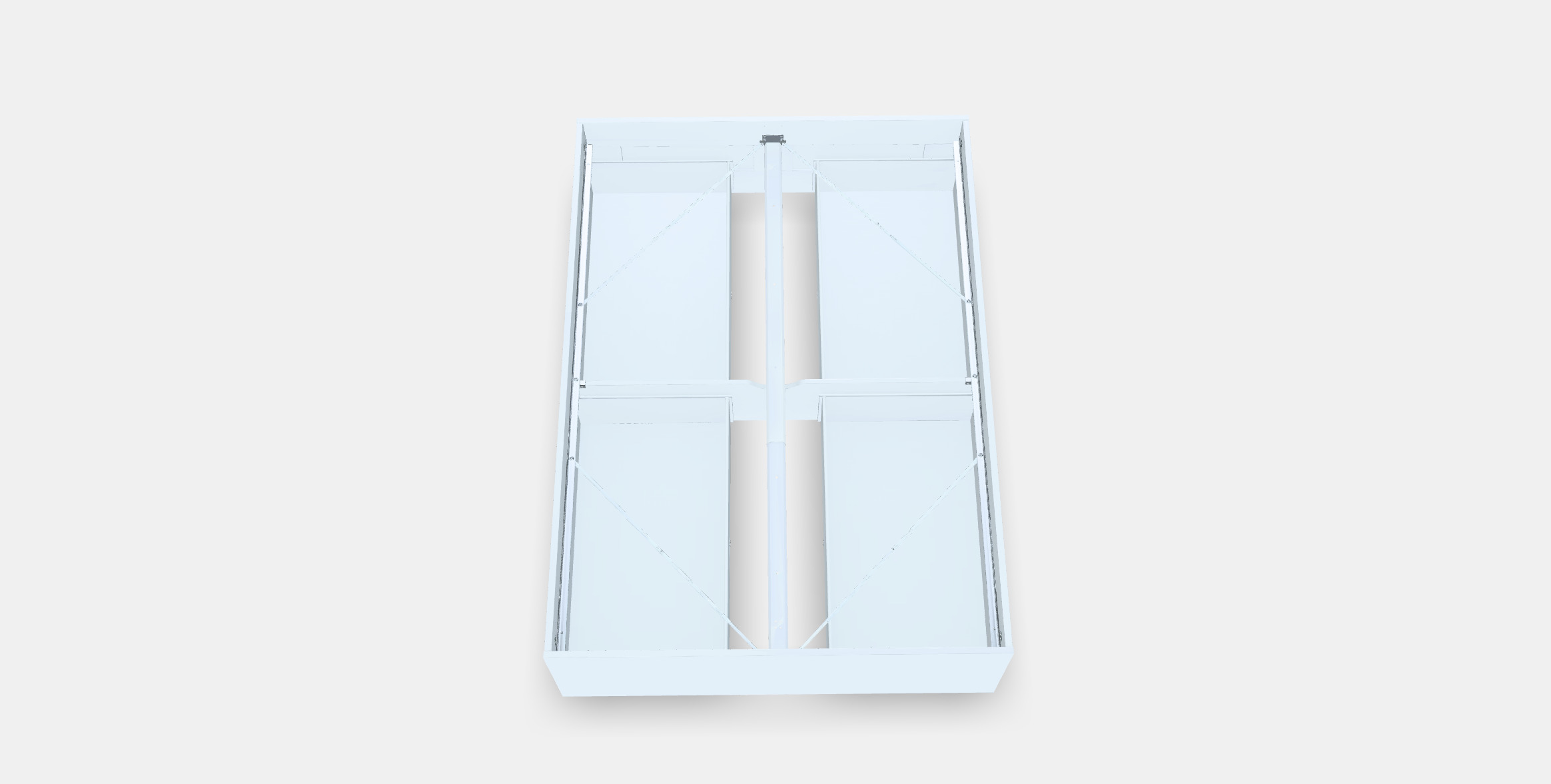 BRIMNES Bed frame with storage 2 3D model_4