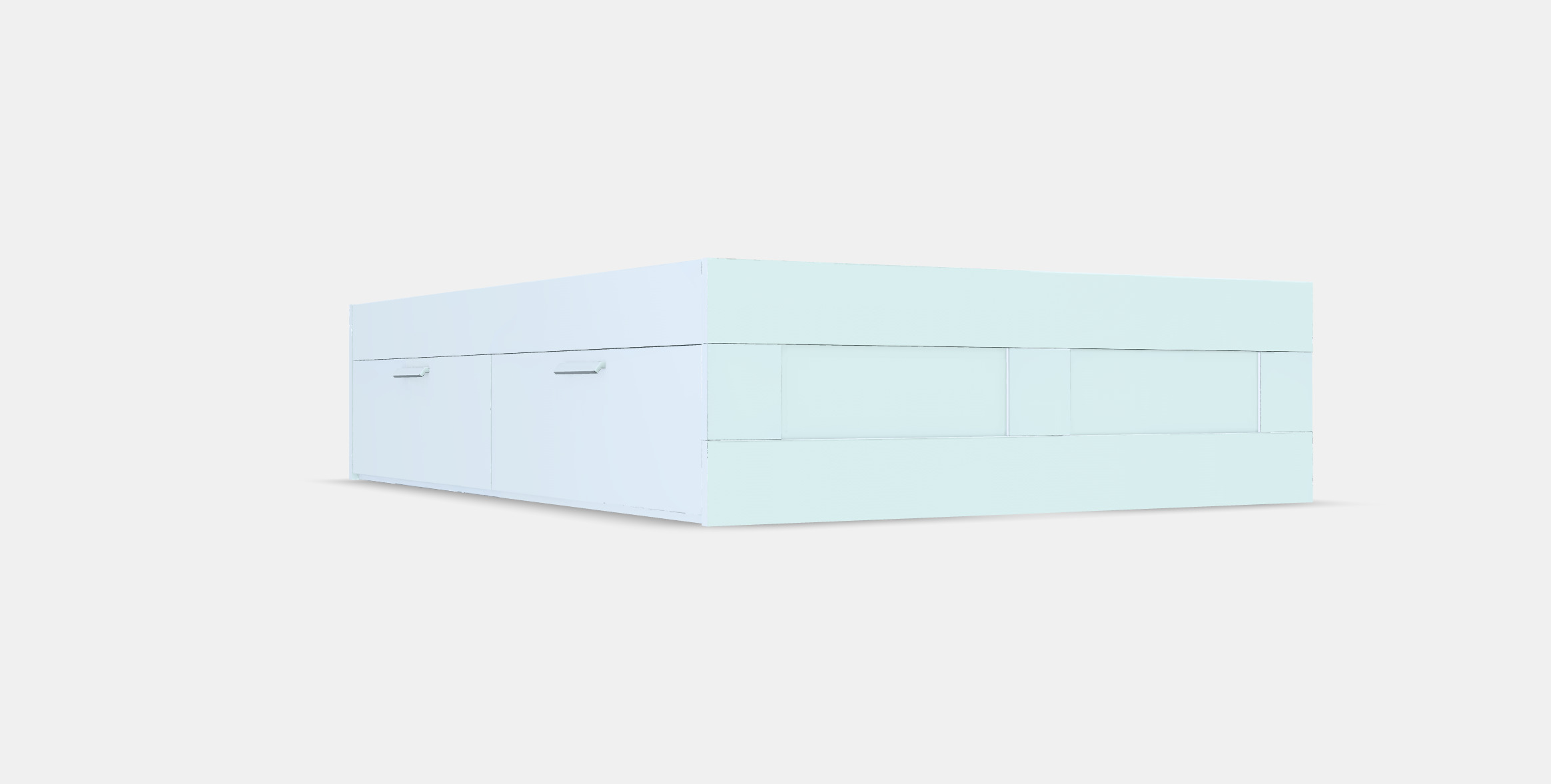 BRIMNES Bed frame with storage 2 3D model_9