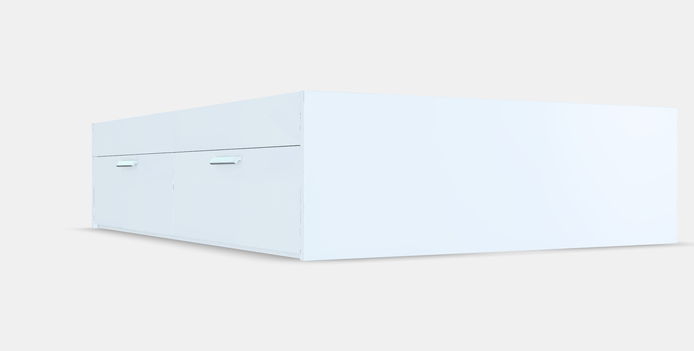 BRIMNES Bed frame with storage 2 3D model_2