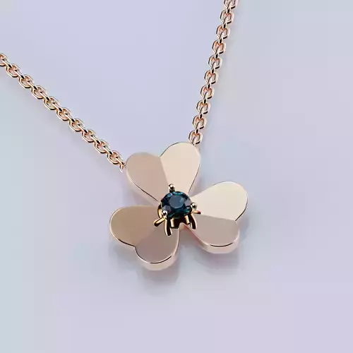 Pendant Flower Diamond Frivole