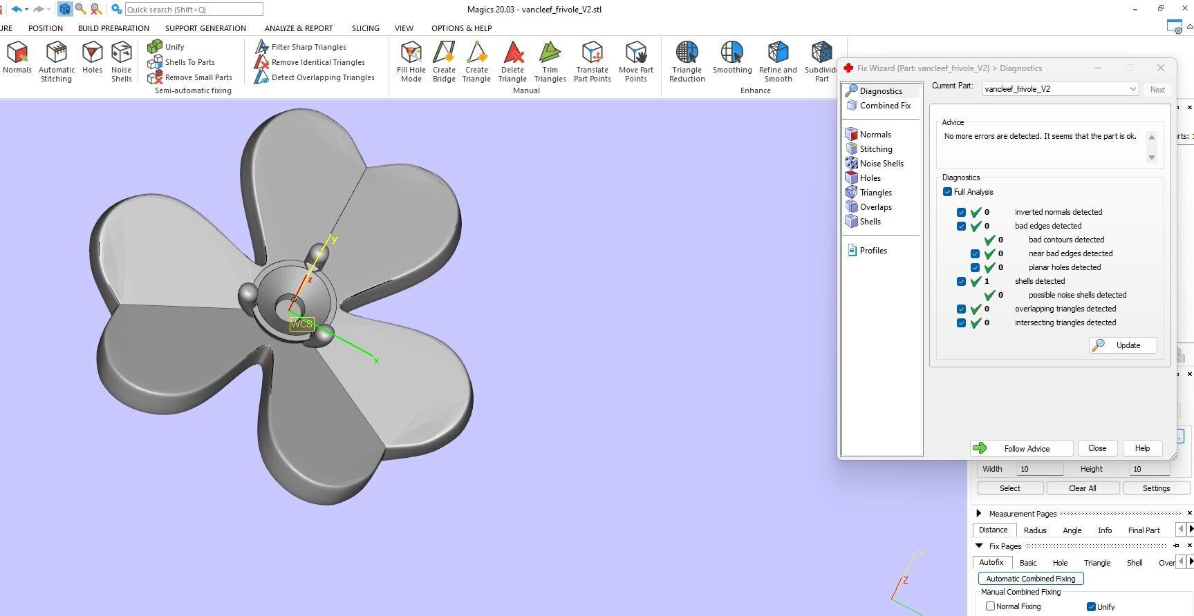 Pendant Flower Diamond Frivole 3D print model_12