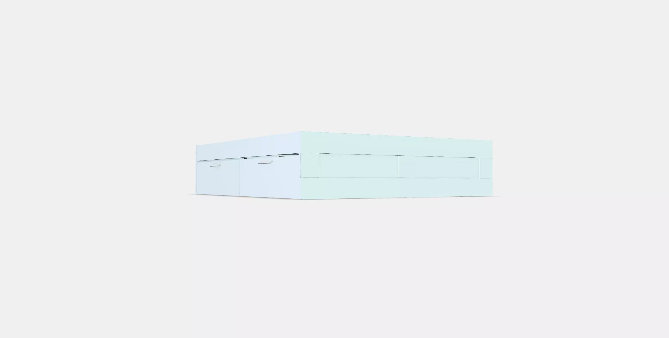 BRIMNES Bed frame with storage 5 3D model_0