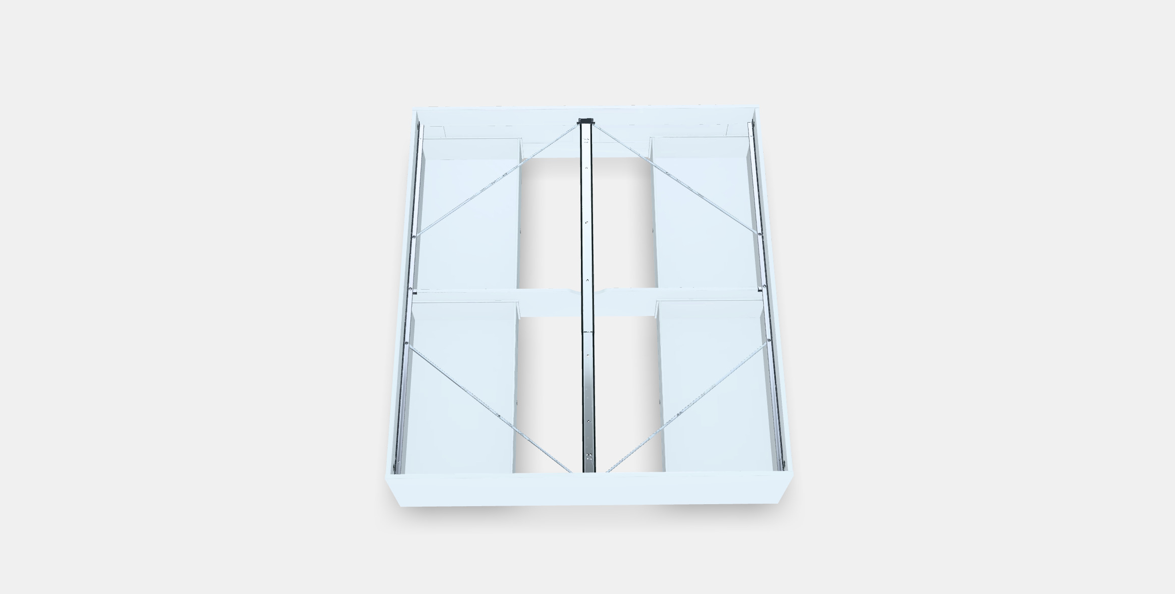 BRIMNES Bed frame with storage 5 3D model_3