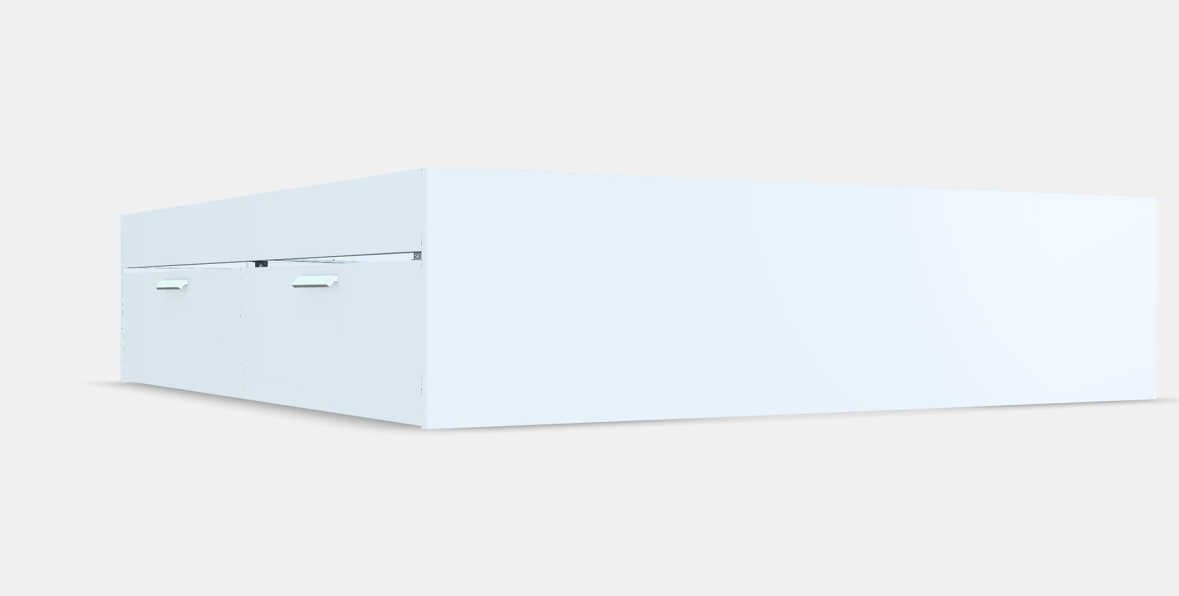 BRIMNES Bed frame with storage 5 3D model_2