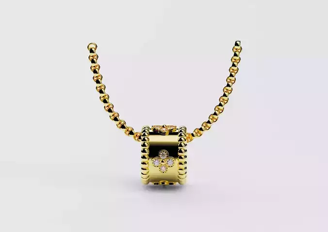 Pendant Perlee Clovers 3D print model