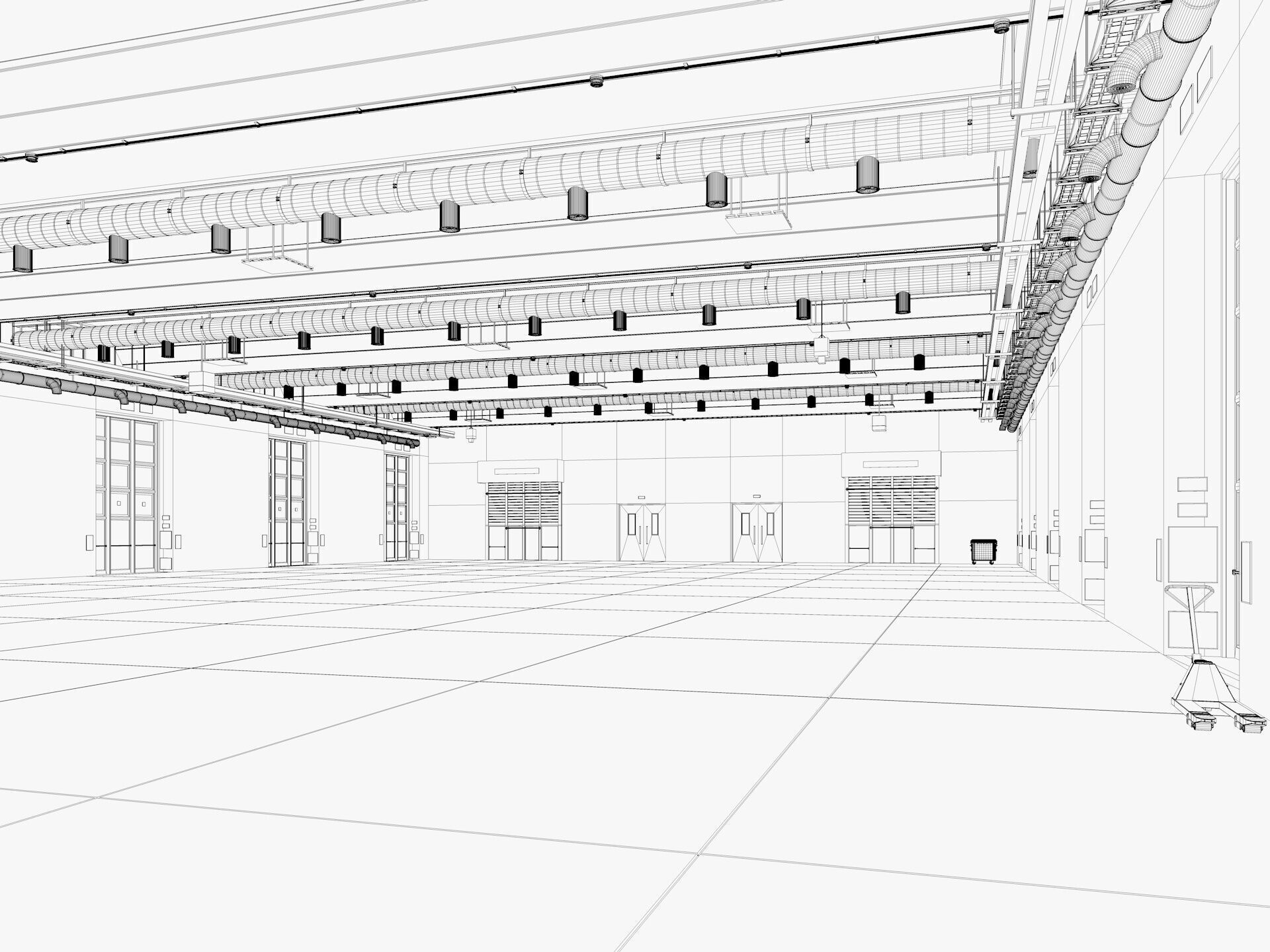 Exhibition Hall 36 3D model_9