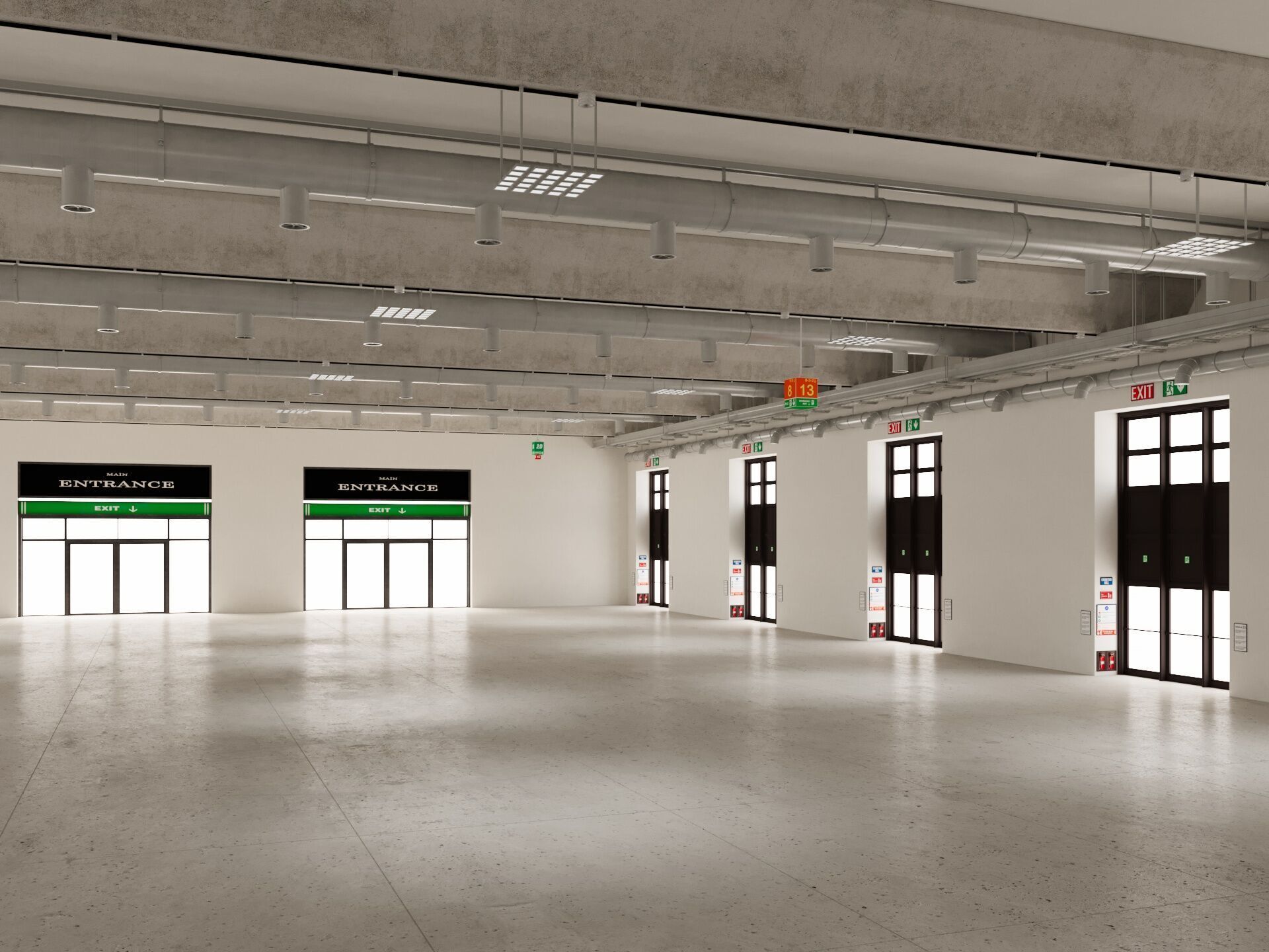 Exhibition Hall 36 3D model_7