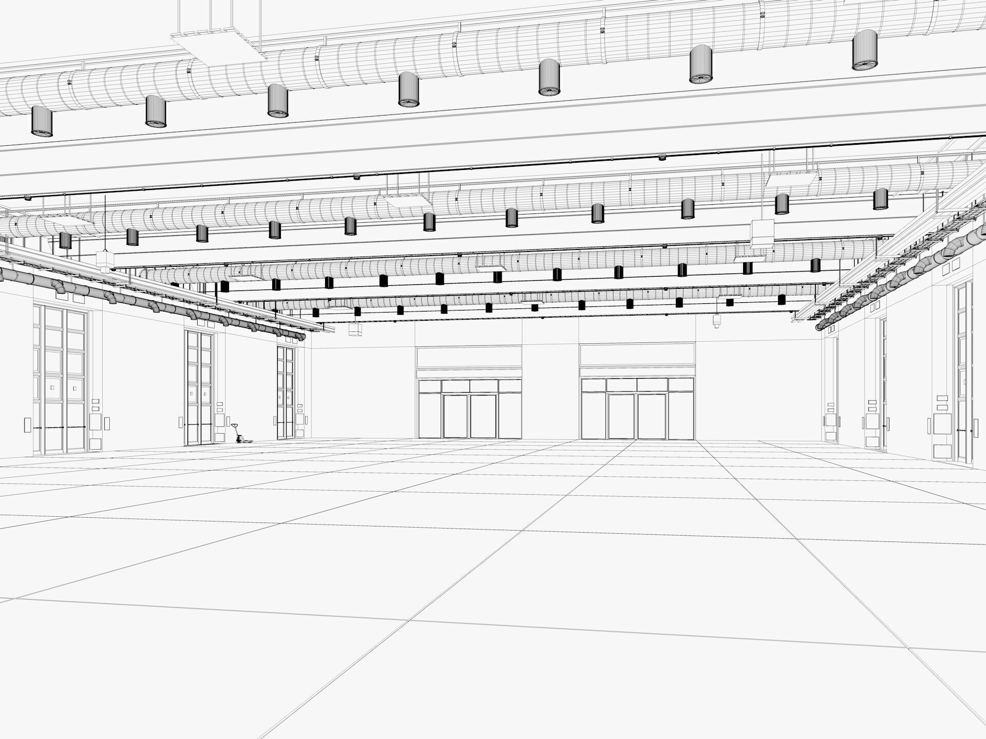 Exhibition Hall 36 3D model_12