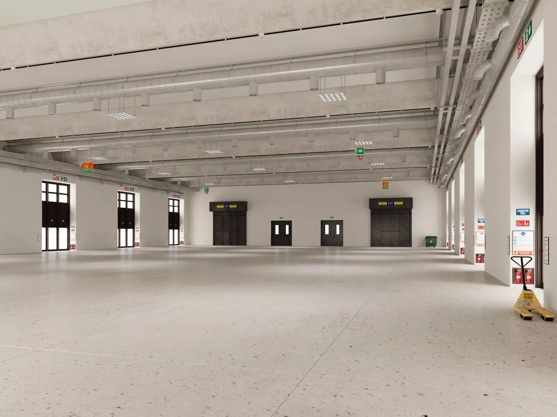 Exhibition Hall 36 3D model_0
