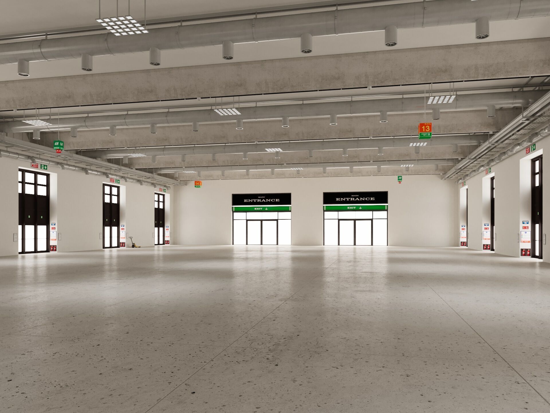 Exhibition Hall 36 3D model_3