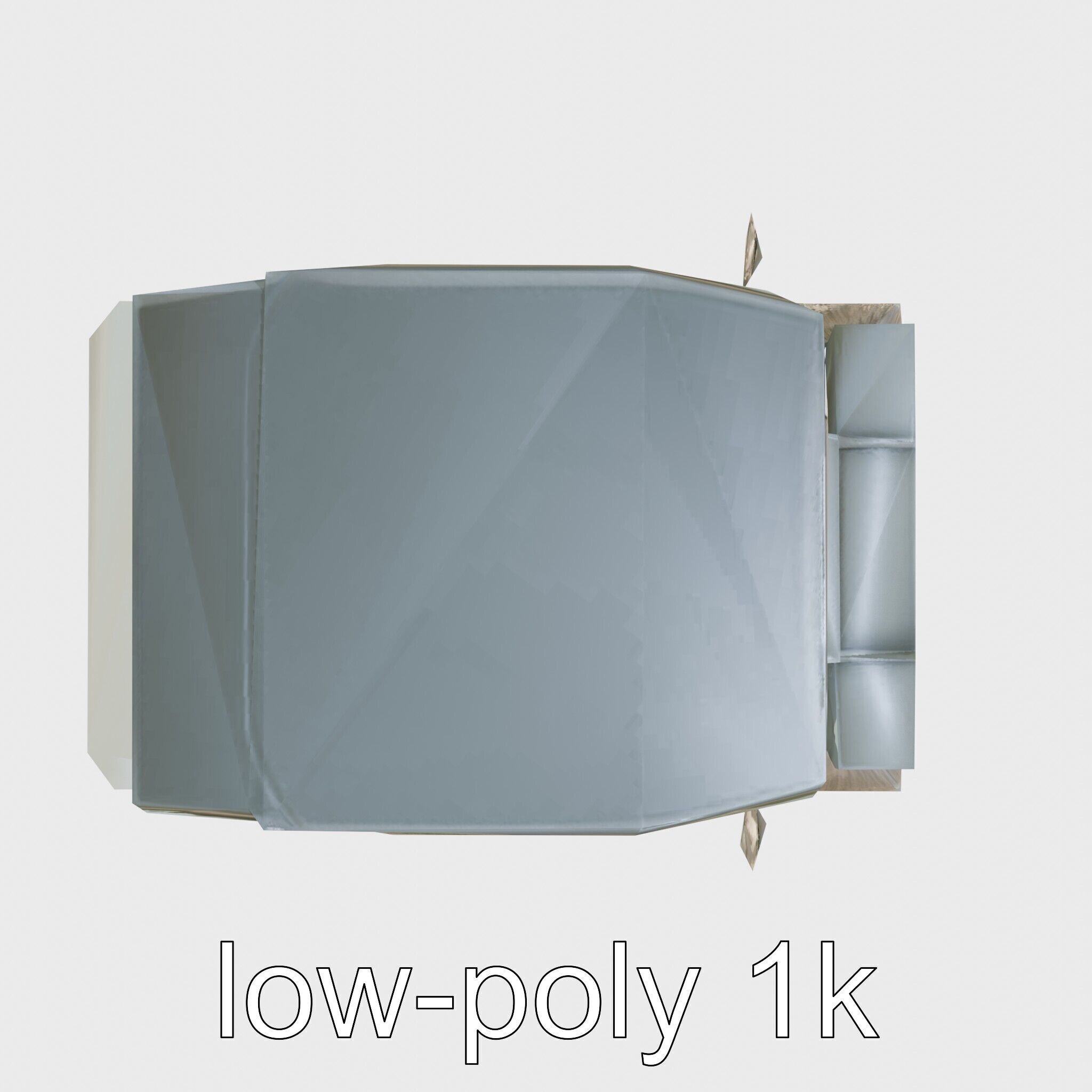 Compact Street Cleaning Machine 3D Model Low-poly 3D model_18