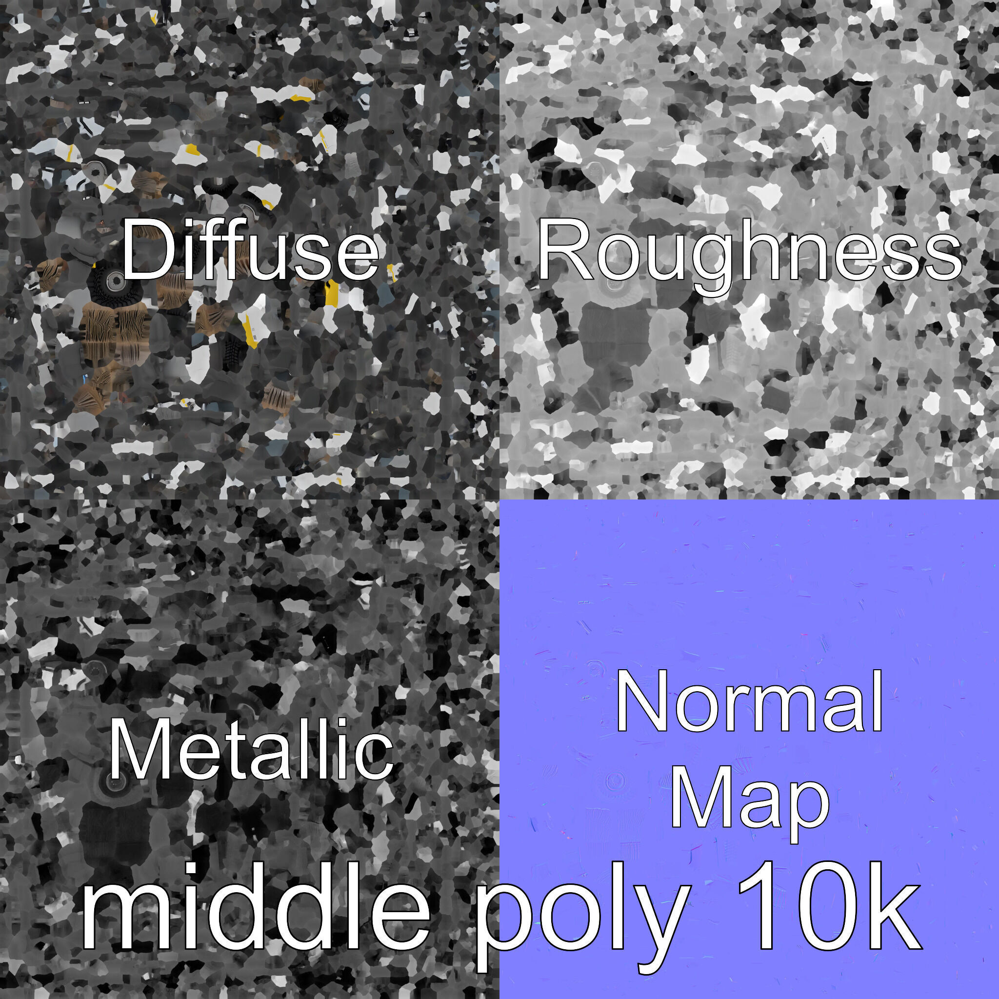 Compact Street Cleaning Machine 3D Model Low-poly 3D model_29