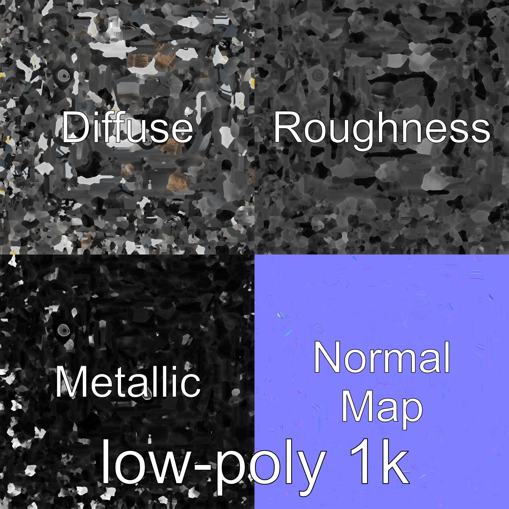 Compact Street Cleaning Machine 3D Model Low-poly 3D model_30