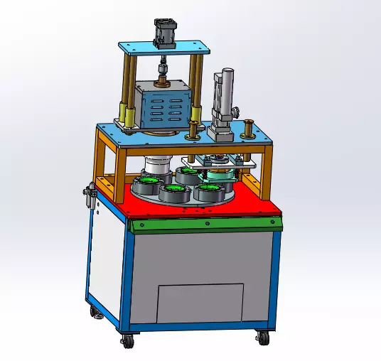 Mask edge trimming machine Free 3D model