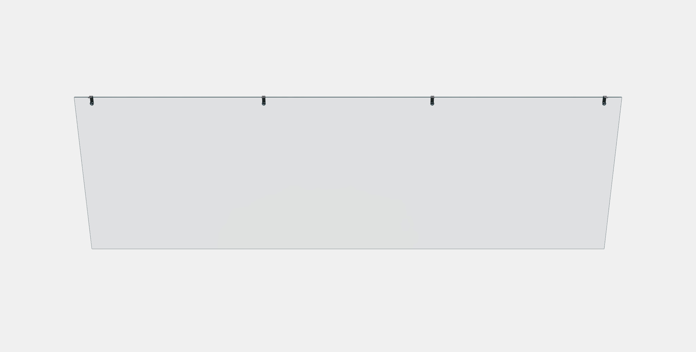 HEMNES Glass top Low-poly 3D model_8