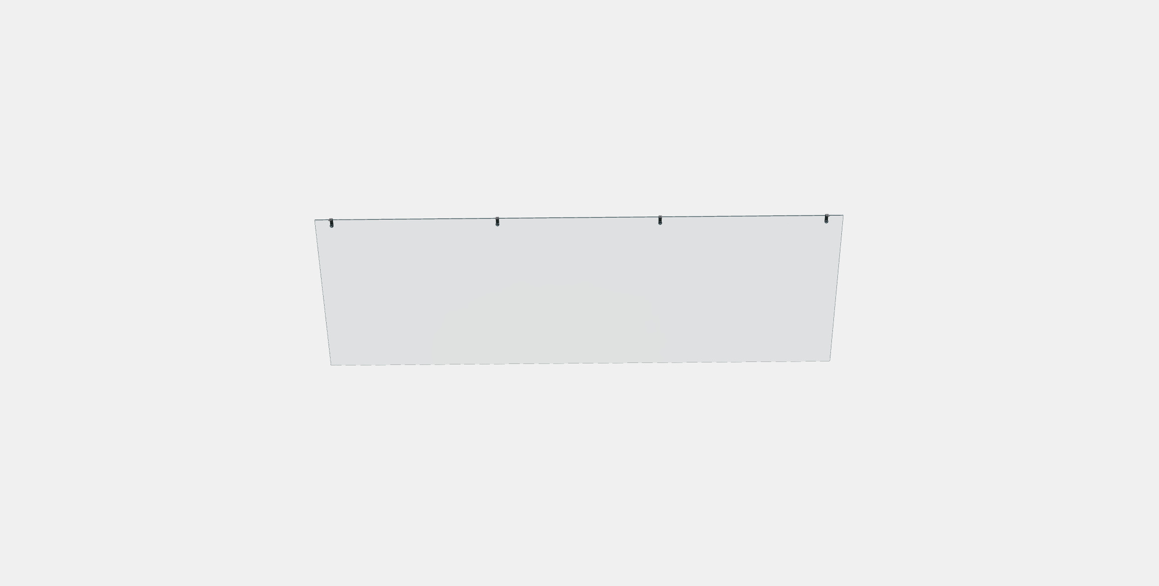 HEMNES Glass top Low-poly 3D model_7