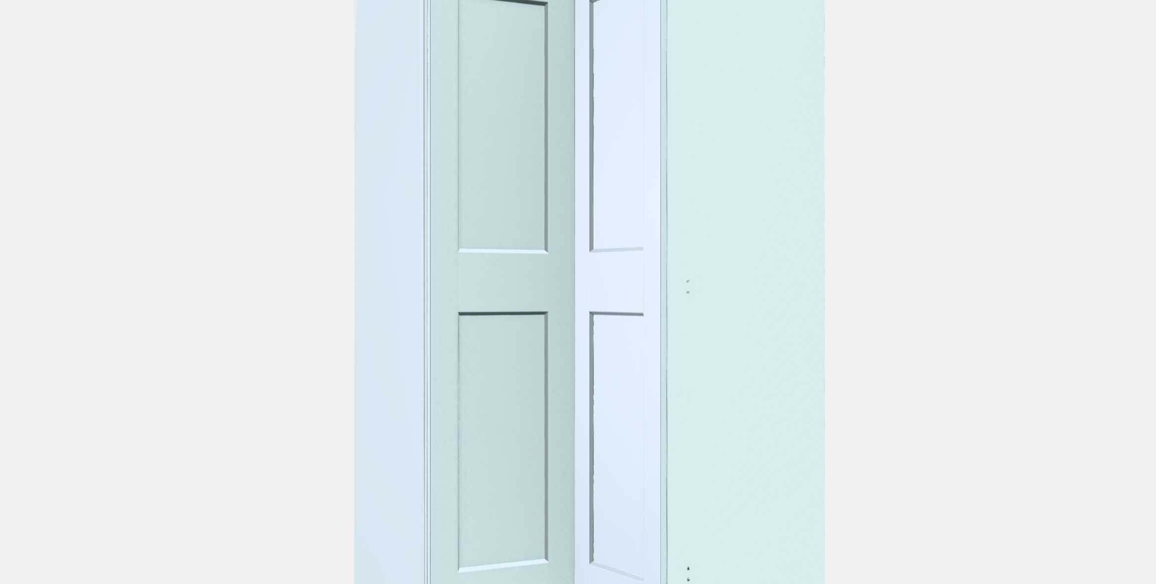 PAX - GRIMO Corner wardrobe 1 Low-poly 3D model_10