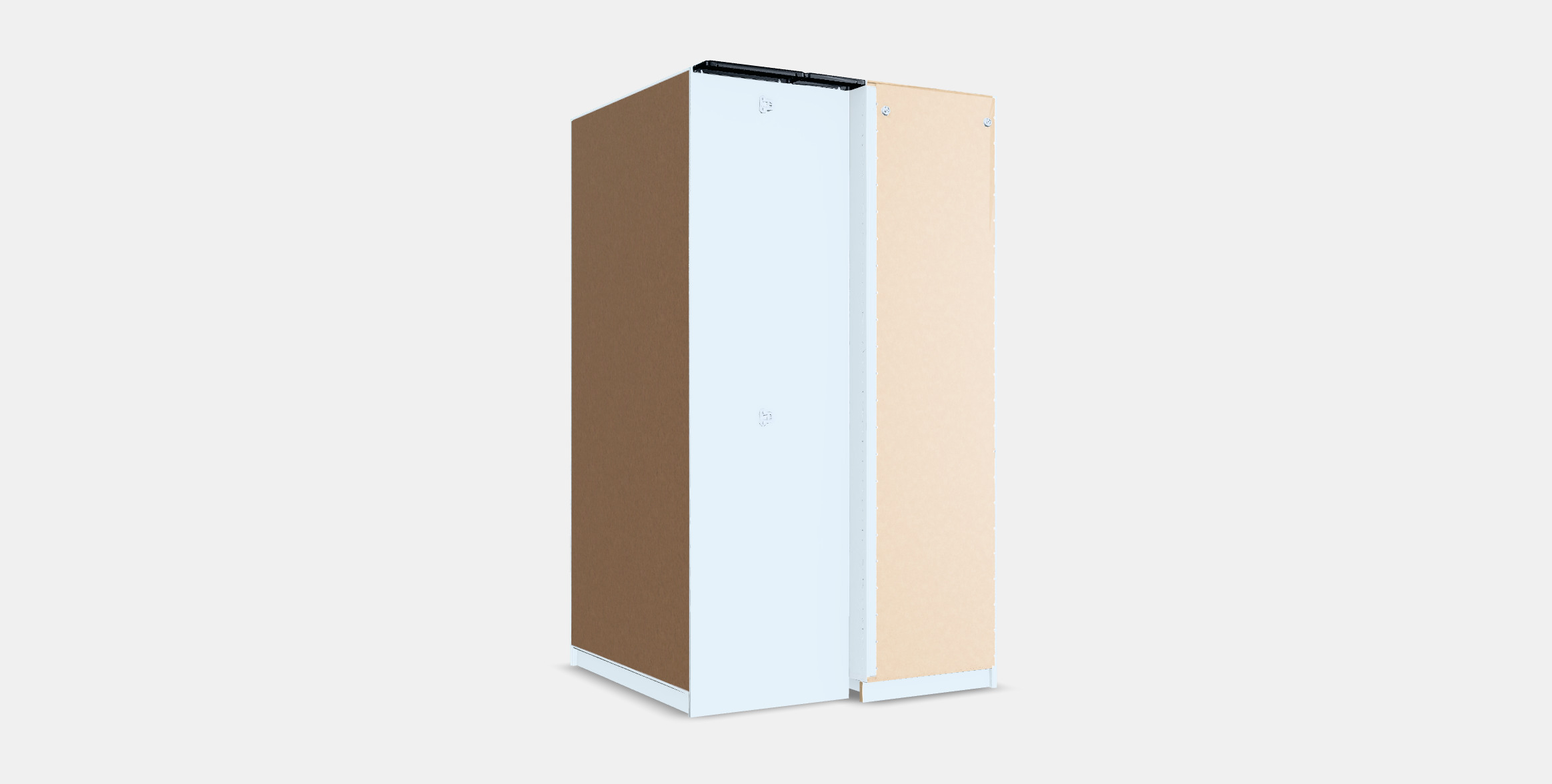 PAX - GRIMO Corner wardrobe 1 Low-poly 3D model_16