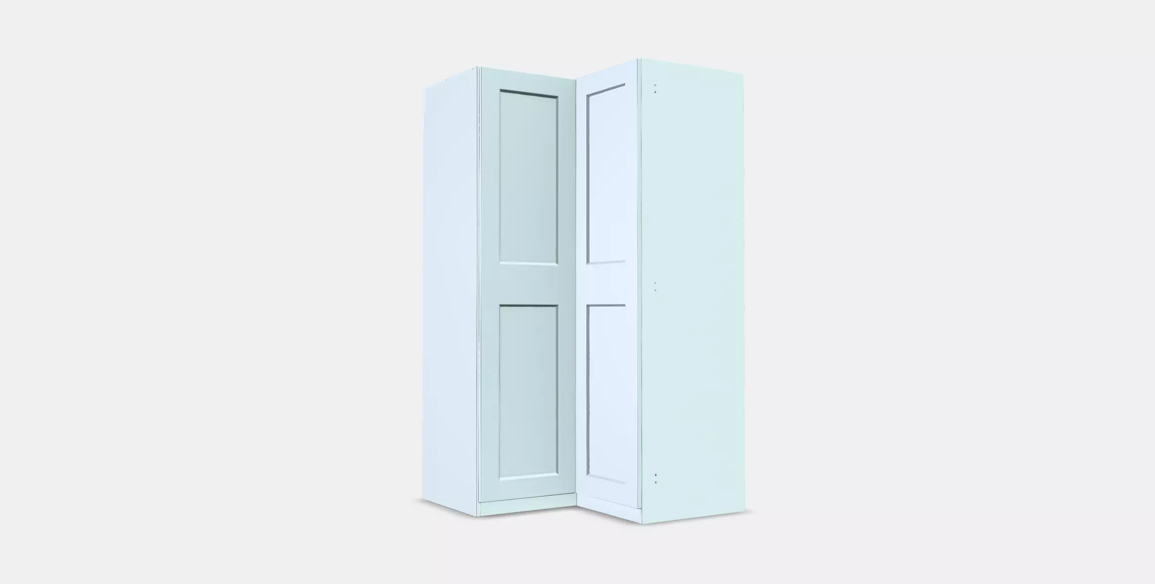 PAX - GRIMO Corner wardrobe 1 Low-poly 3D model_0