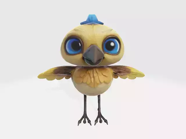 Cartoon bird
