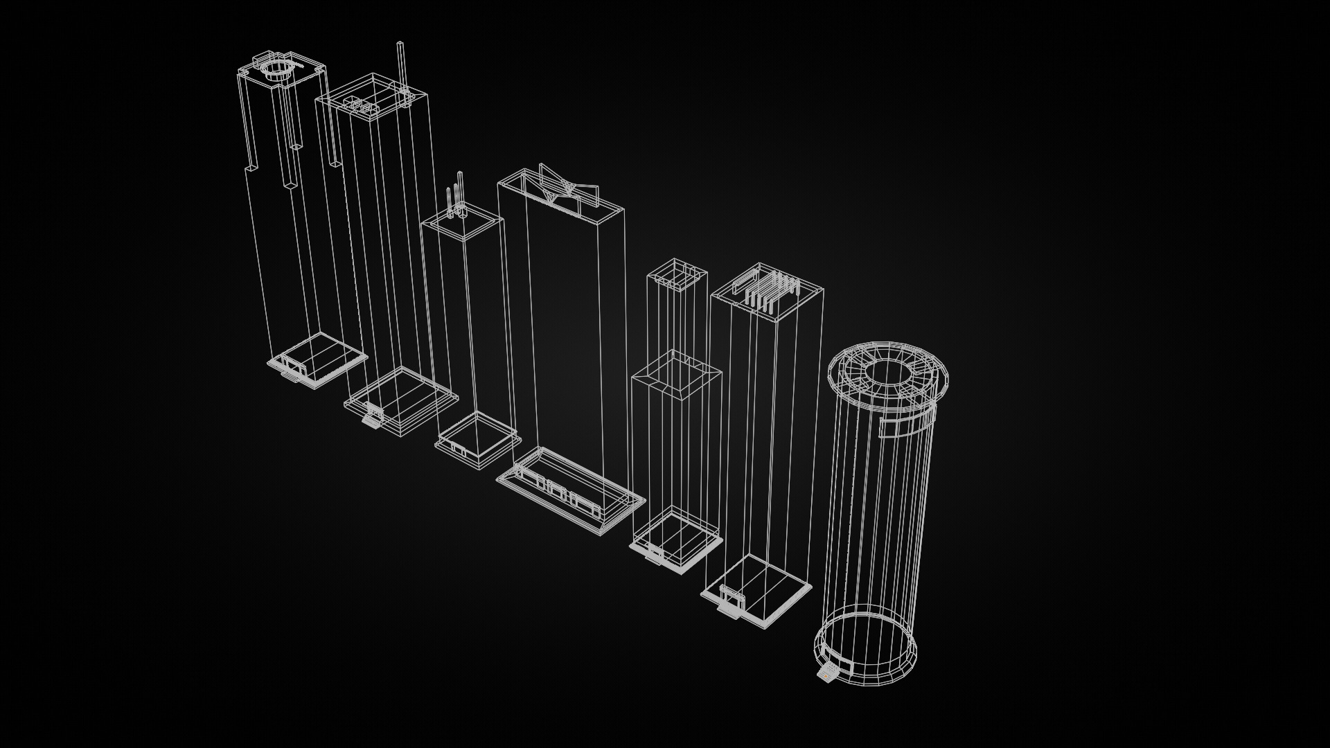 City Pack Low-poly 3D model_7