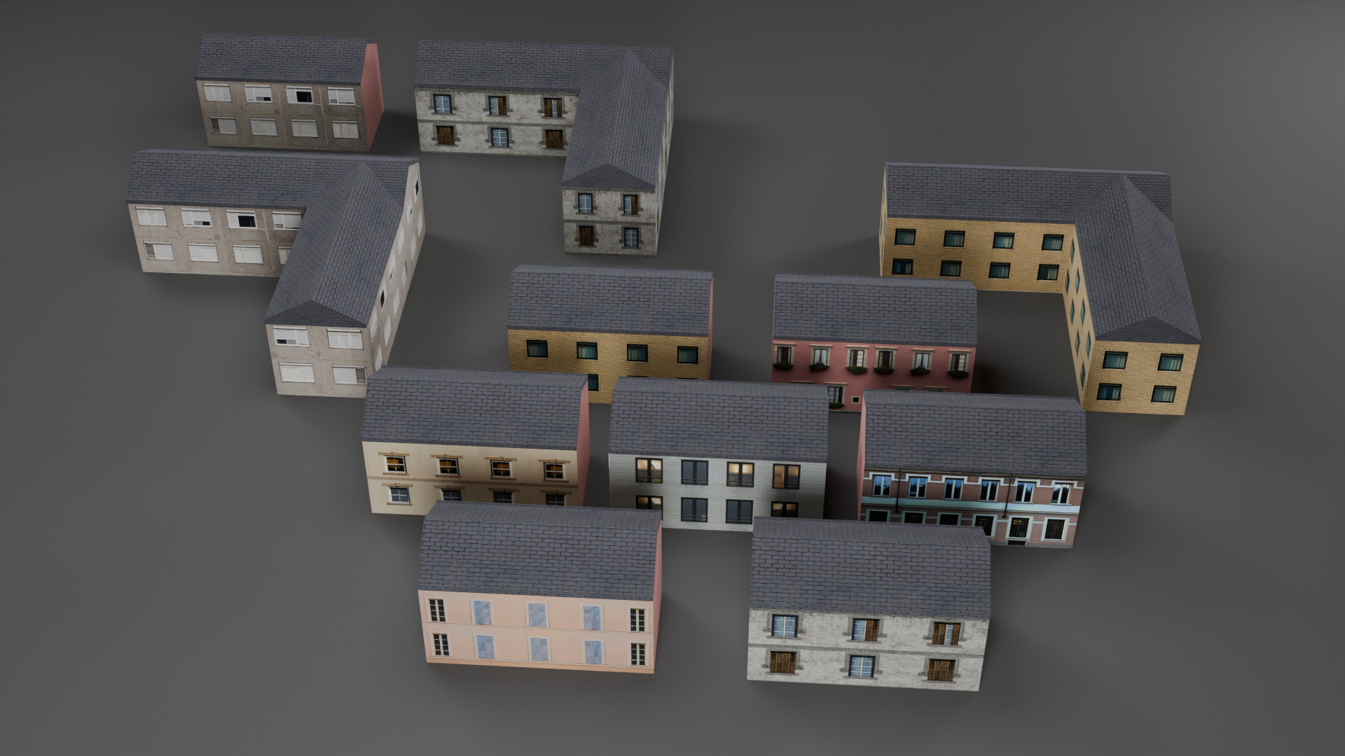 City Pack Low-poly 3D model_4