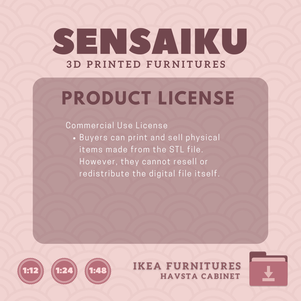 HAVSTA Cabinet V3 for Miniature Dollhouse IKEA 3D Print 3D print model_5